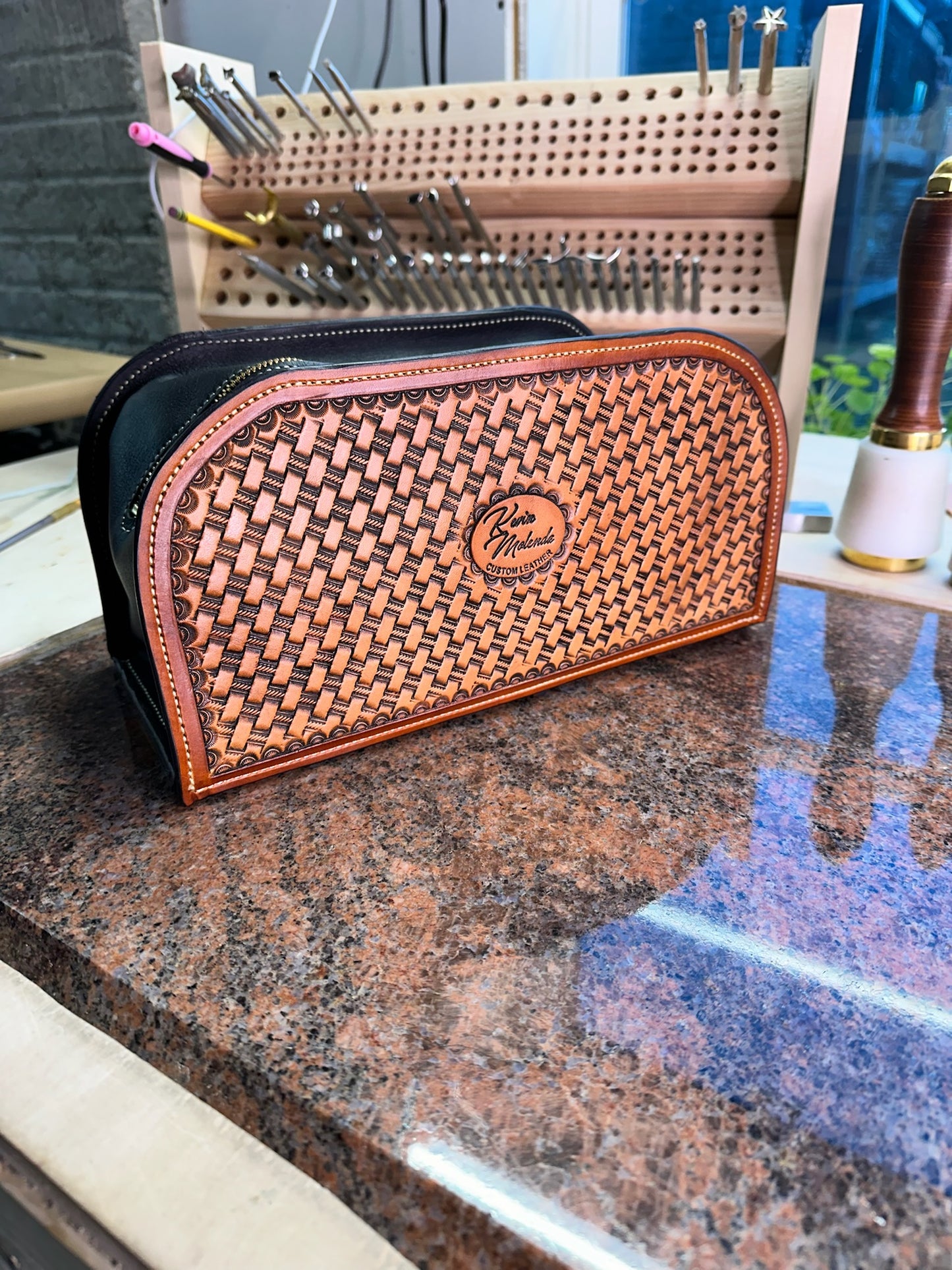 Leather Dopp Kit