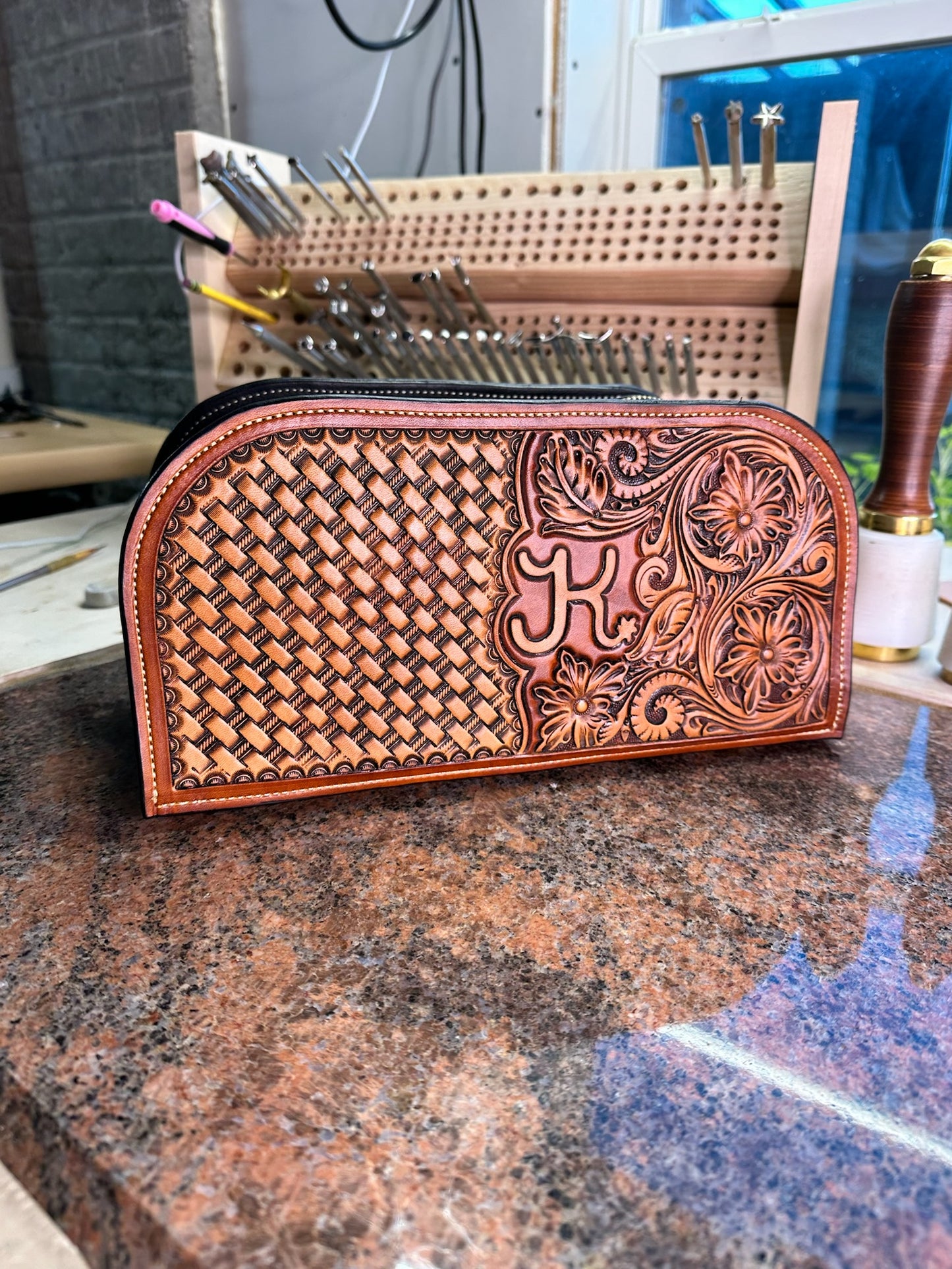 Leather Dopp Kit
