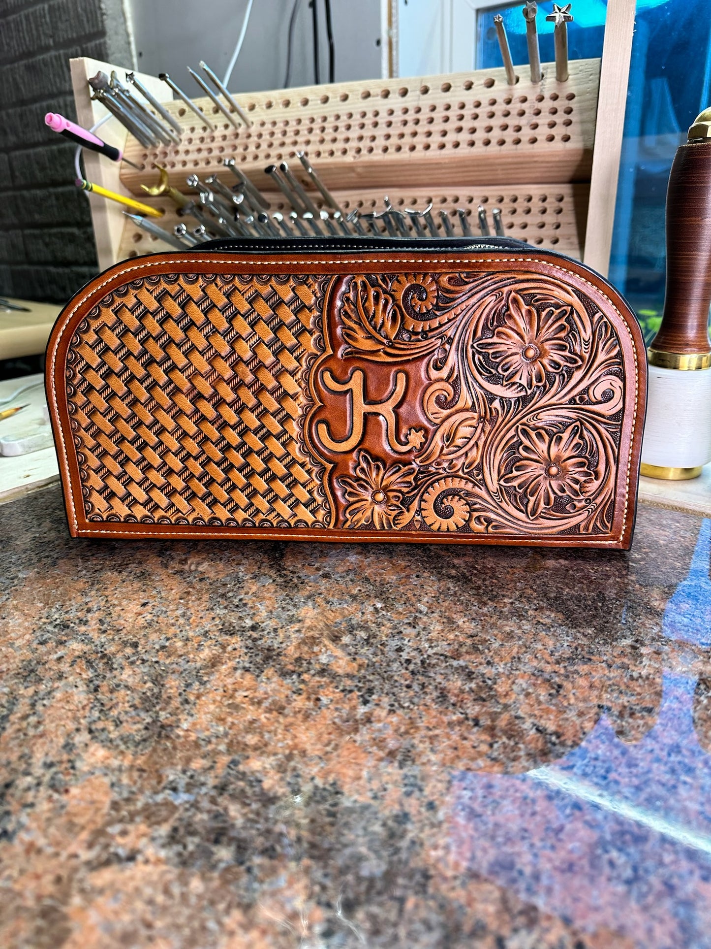 Leather Dopp Kit
