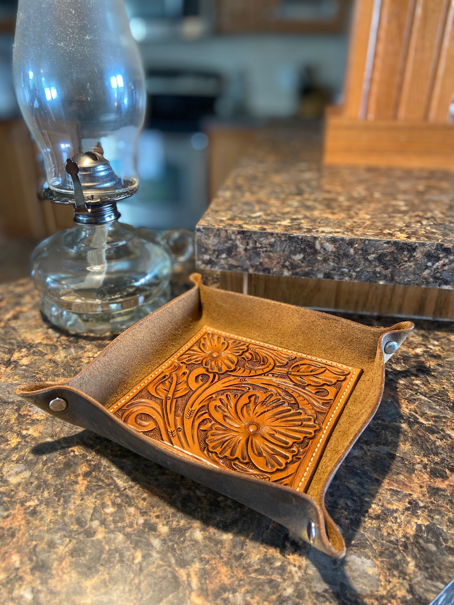 Custom Tooled Valet Tray