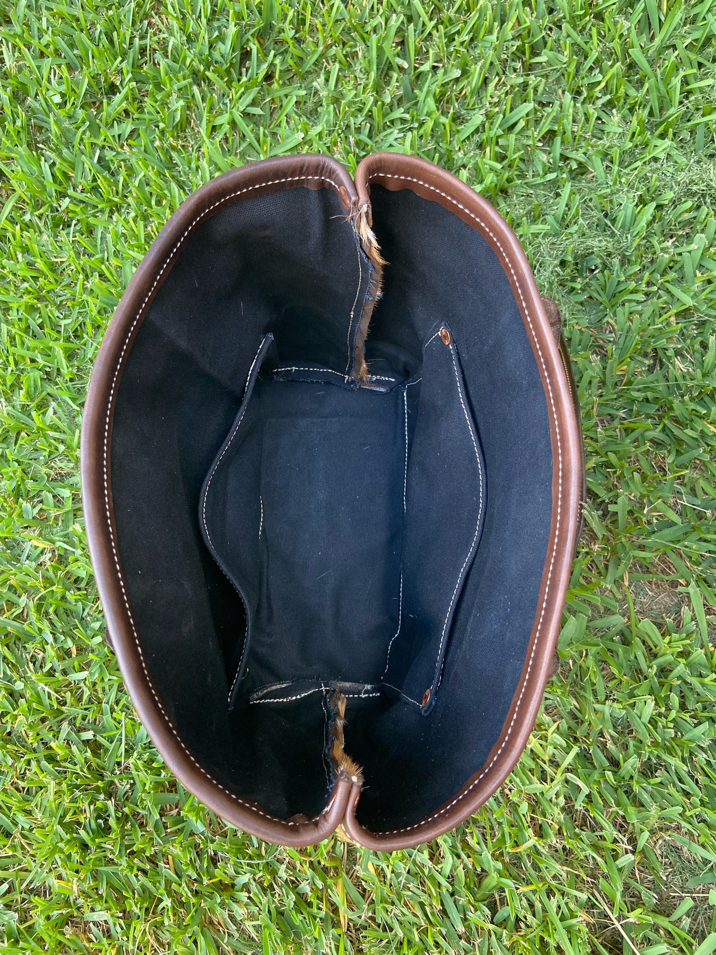 Custom Pebble Grain Axis Tote