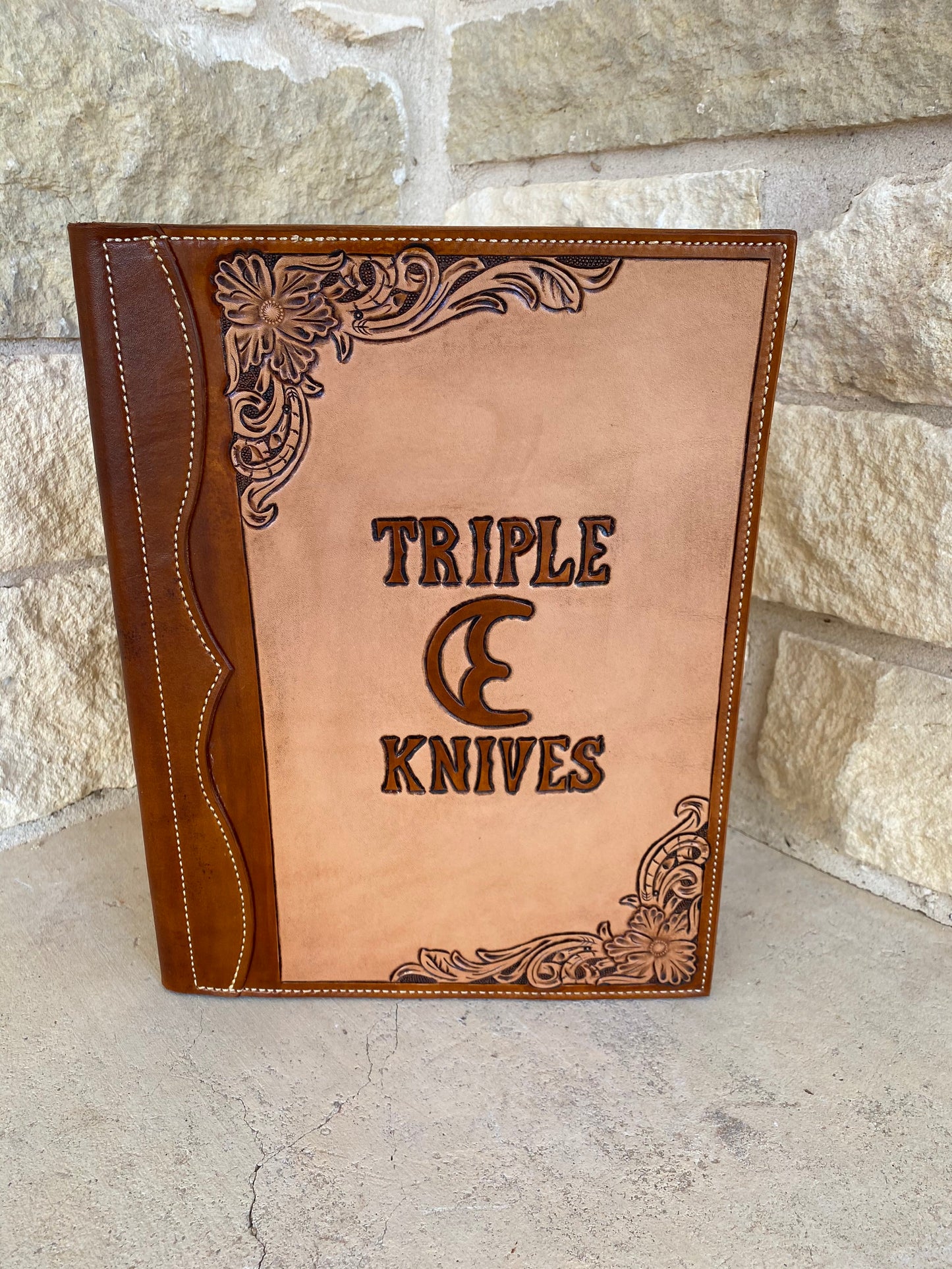 Custom Partial Tooled Padfolio - Letter