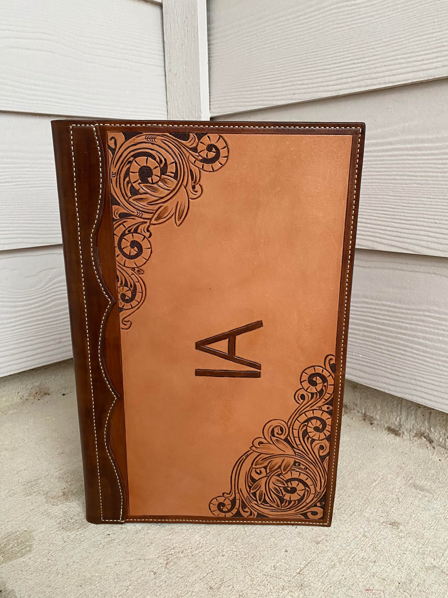Custom Partial Tooled Padfolio - Letter