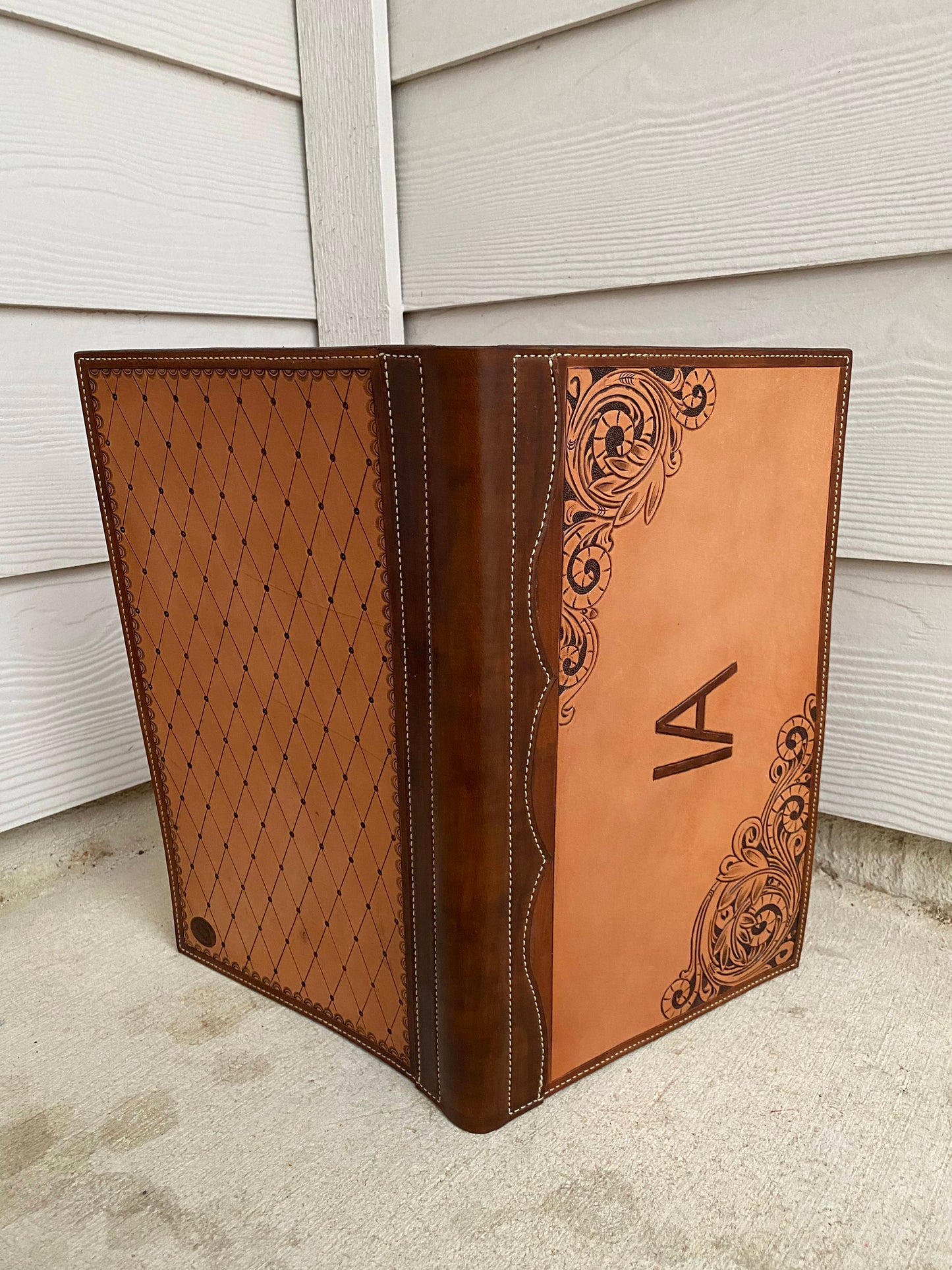 Custom Partial Tooled Padfolio - Letter