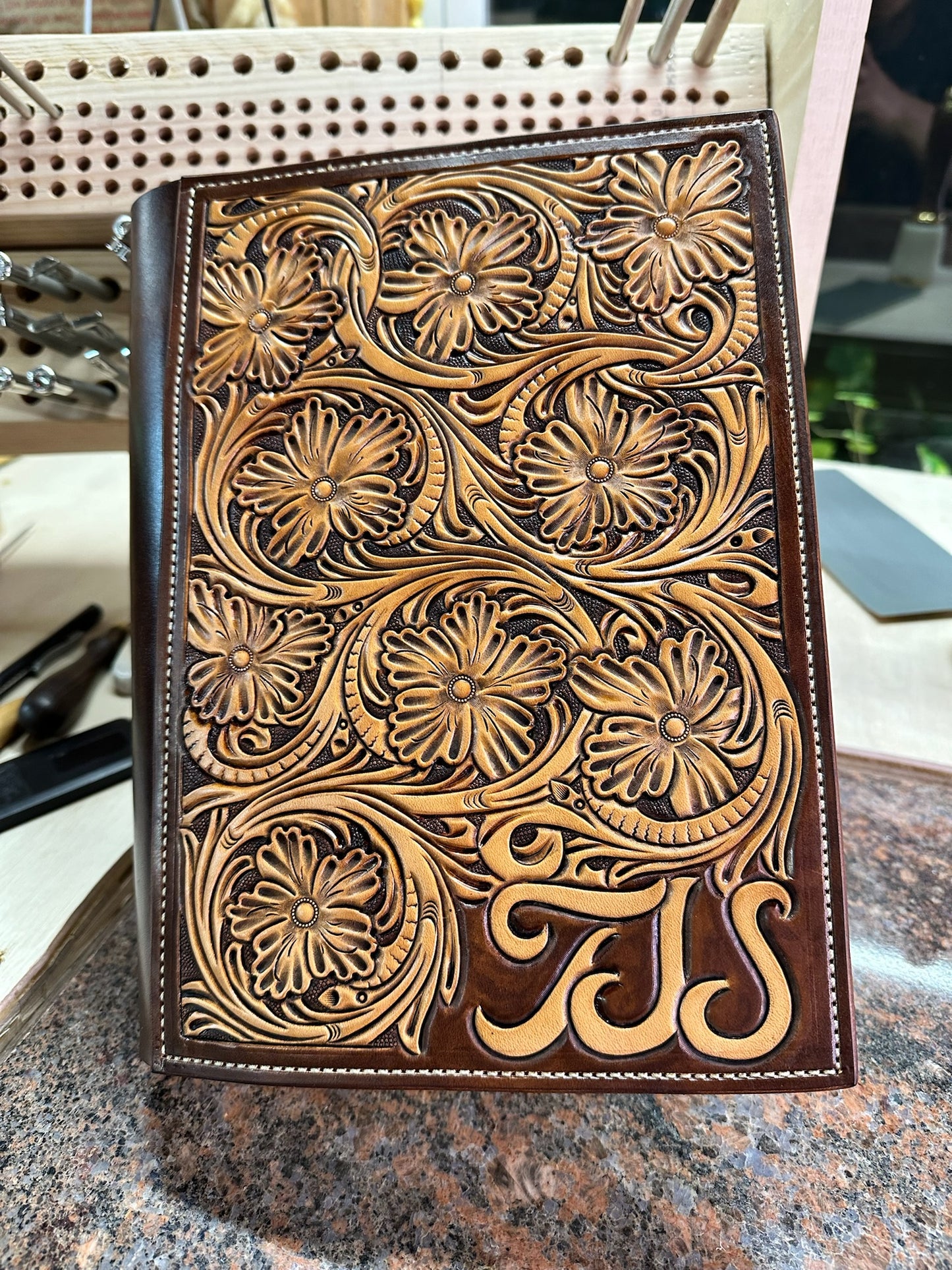 Custom Fully Tooled Padfolio - Letter