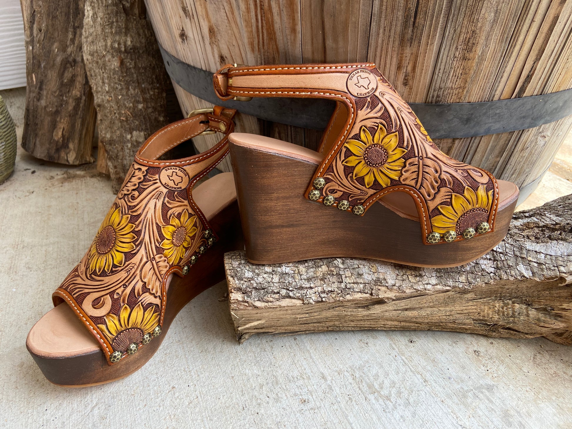 Custom Tooled Wedges 10cm