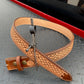 Custom Basketstamp Belt