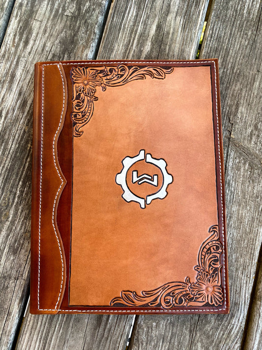 Custom Partial Tooled Padfolio - Letter