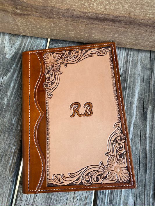 Custom Partial Tooled Padfolio - Steno